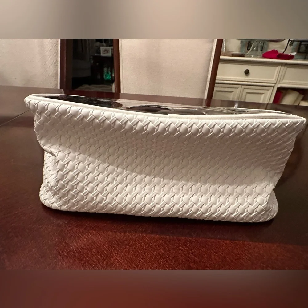 Sylune 3-in-1 Clear Cosmetic Bag Set White NWT